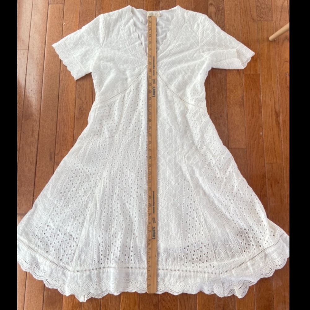 ROOLEE | White Dress. Size Small, Cotton - Picture 12 of 12